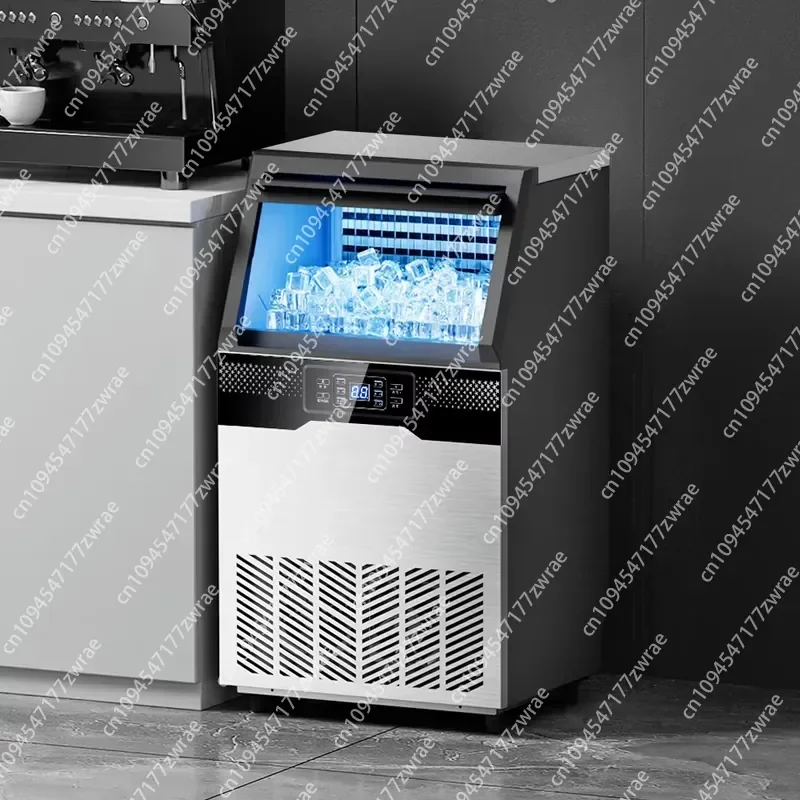 Low Price Electric Stainless Steel Commercial Ice Maker for Household & Hotel Use High Capacity 40-50kg/day Cube Ice Machine