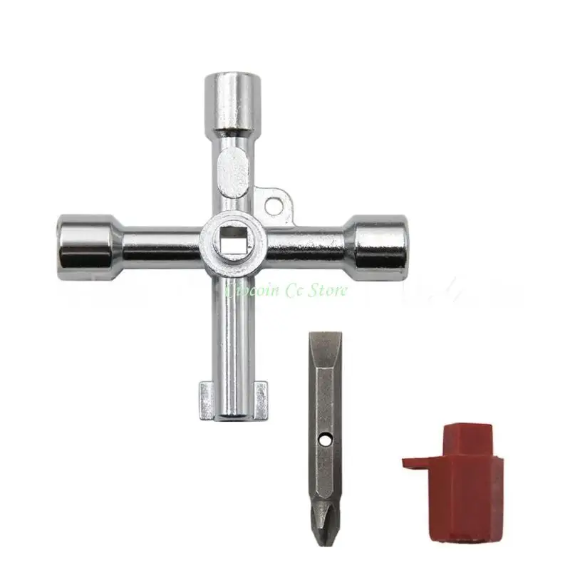 X90F 4 Way Multi-Functional Utilities Wrench Universal for Electric