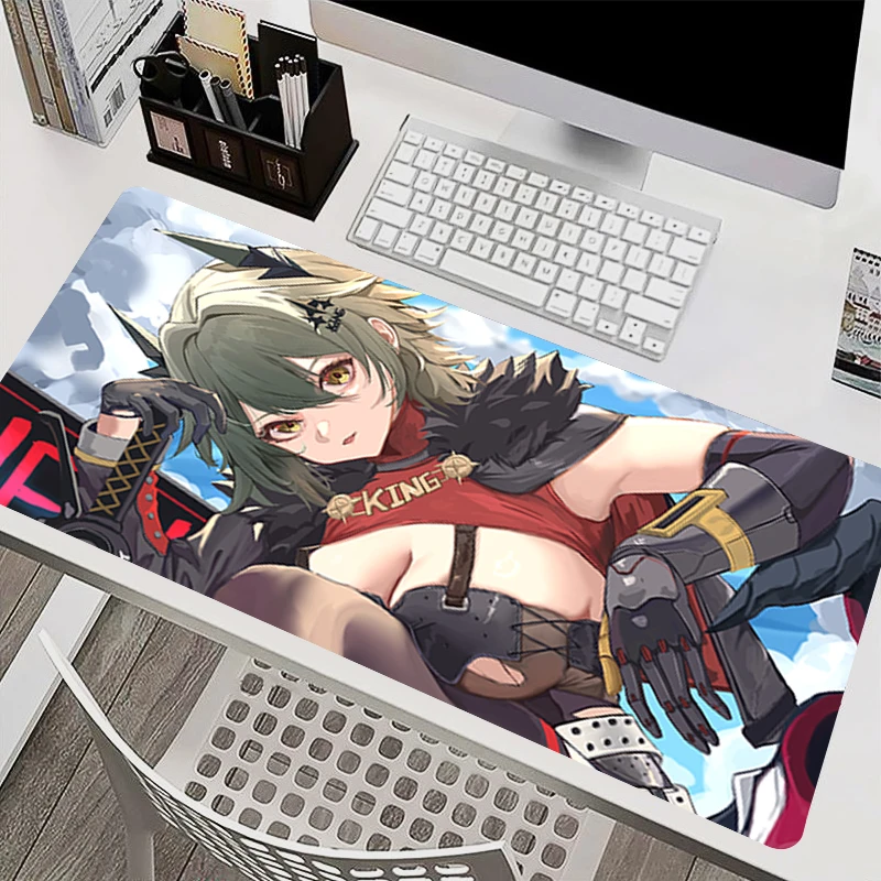 Mouse Pad Zenless Zone Zero Caesar King Game Extended Desk Mat kawaii Mousepad Keyboard Mat eSports Gamer Players Speed MouseMat - view 5