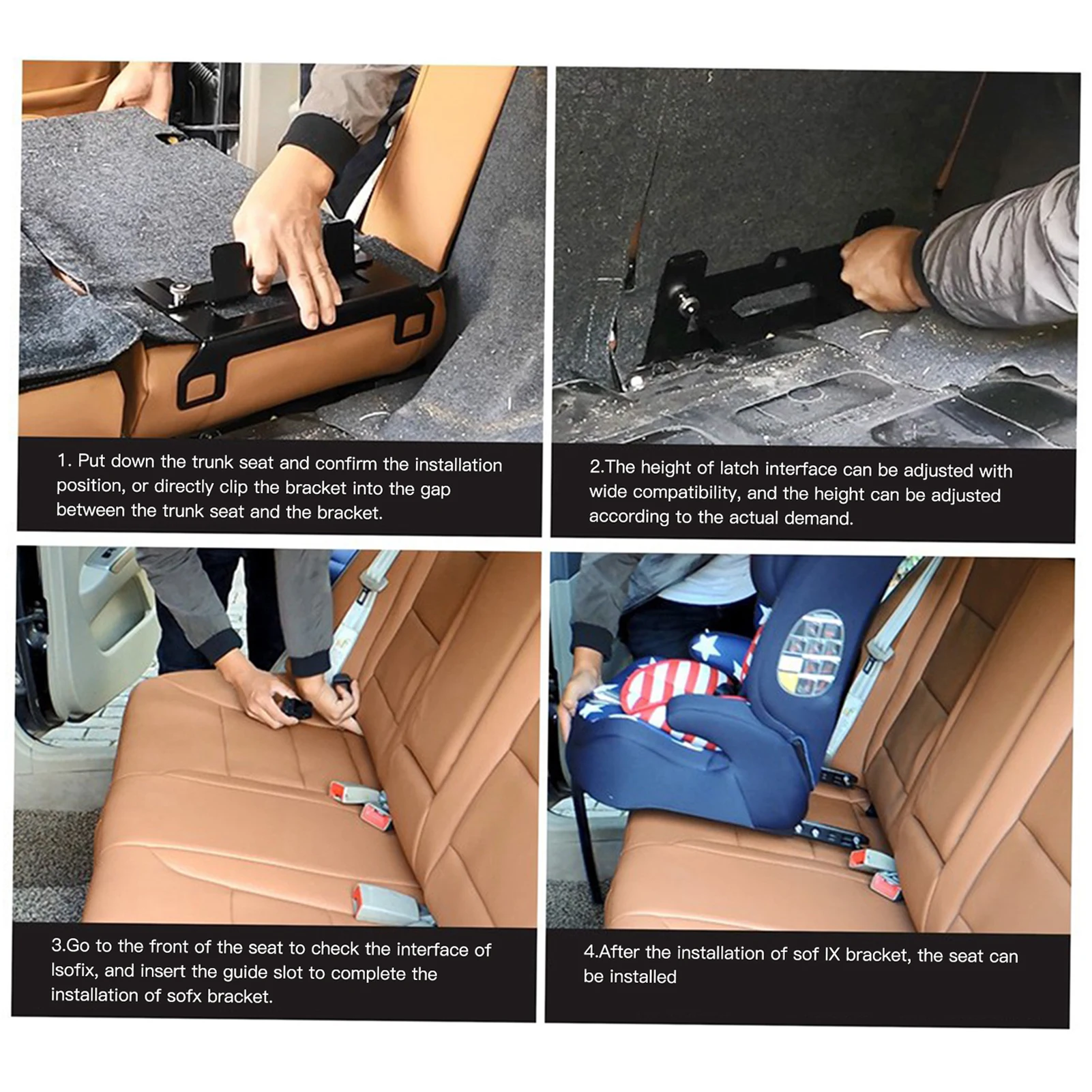 السيارات سلامة مقعد جبل قوس العالمي الصلب مزلاج ل ISOFIX حزام موصل حزام الأمان قوس مزلاج اكسسوارات السيارات