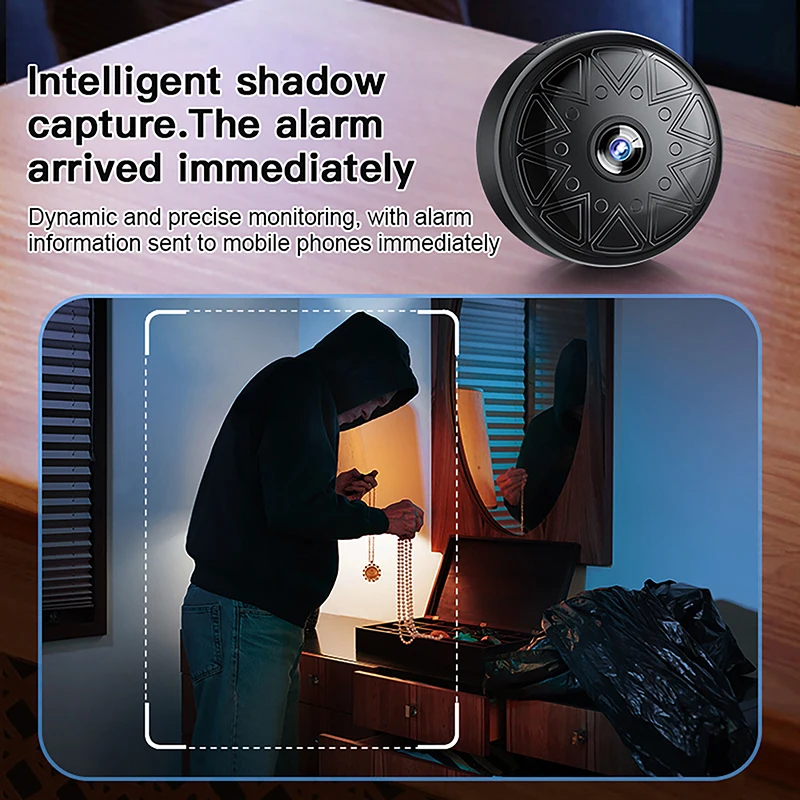 HD Wifi Smart Monitor Surveillance Cameras Sensor Camcorder Web Video Home Safety Wireless Security