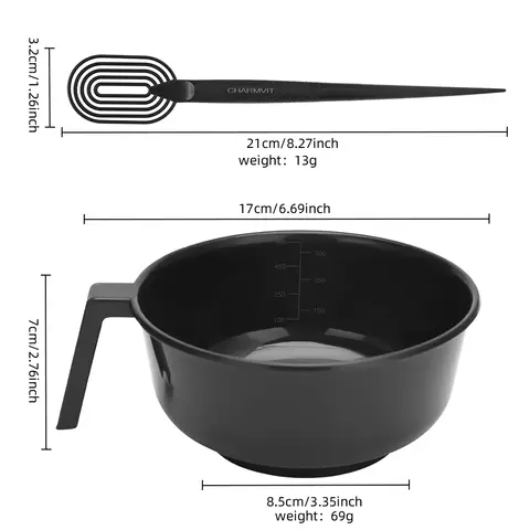2 st frisör hårfärgsskål stor kapacitet frisörskål salong hårfärgningsskål stylingtillbehör 10 best sales hårfärgsskål - №3