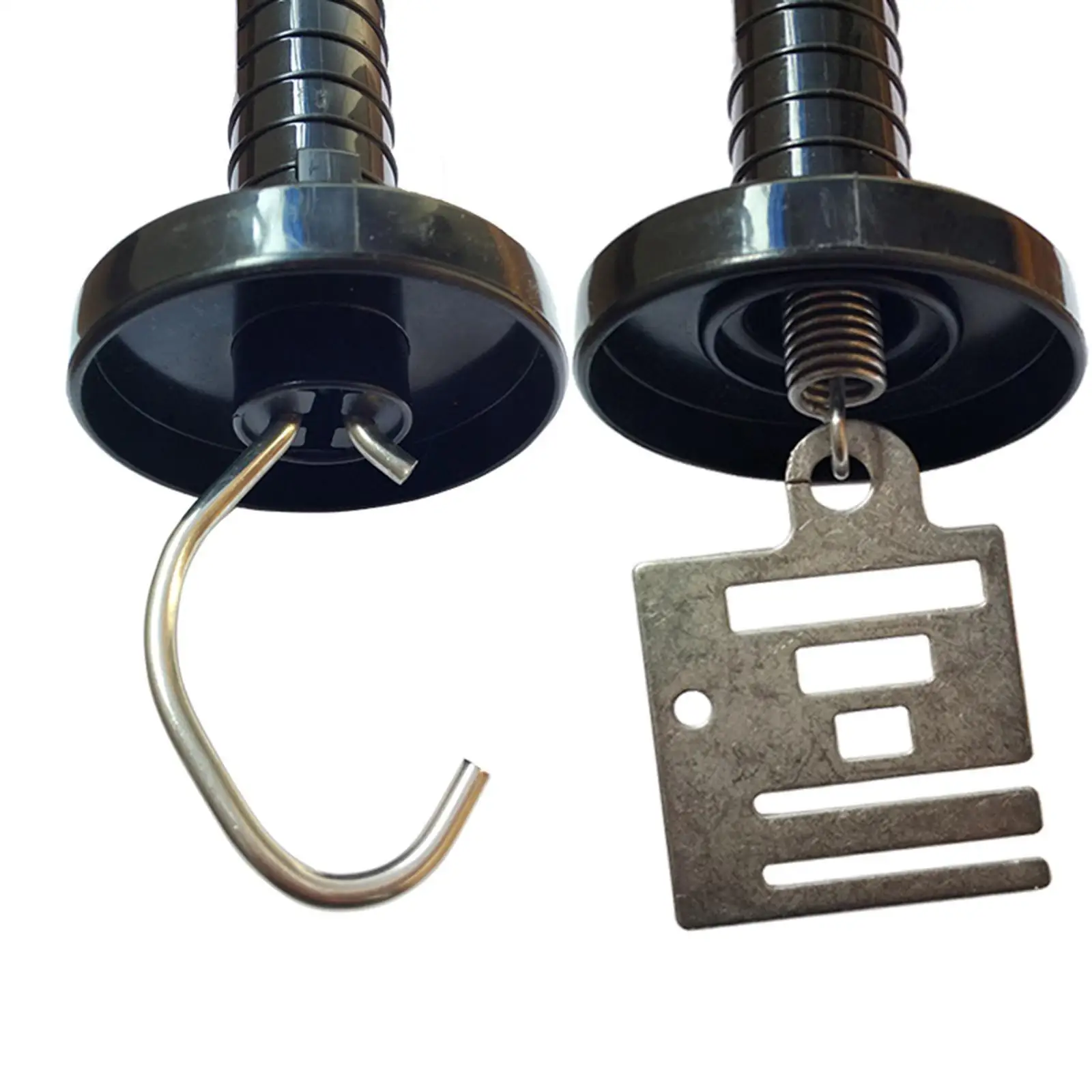 Electric Fence Gate Handles with Metal Spring Durable Outdoor Insulator Grip for Livestock Barn Garden Fence
