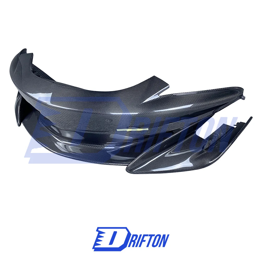 

FULL Dry Carbon Fiber 600LT Style Front Bumper For Mclaren 570S BodyKit Body Kit Parts Accessories