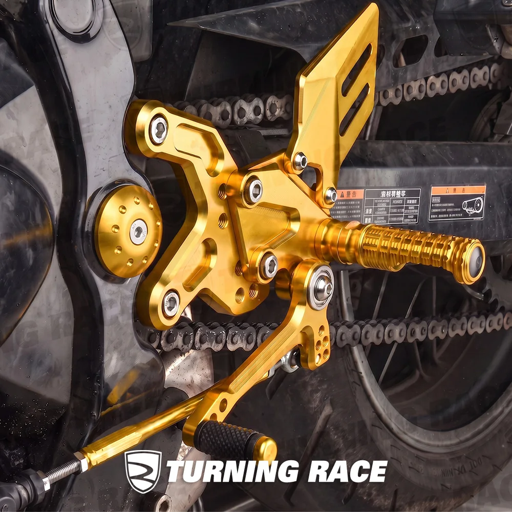 Adjustable Rear Foot Pegs  Footrests For Kawasaki Z900RS 2018-2026 Z900RS SE Cafe CNC Aluminum Rearset Motorcycle  Accessories