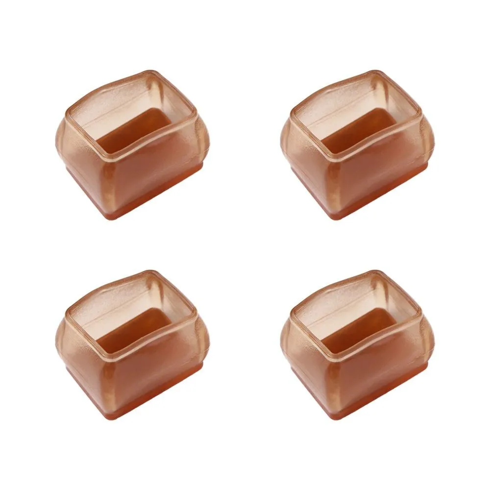 with Felt Reduce Noise TPR Material Shock Absorption Home Decor Furniture Feet Pads Chair Leg Caps Floor Protector Cover