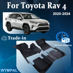 Car Floor Mats For Toyota Rav 4 Rav4 2024 2023 2022 2021 2020 Car Accessories full set interior mats