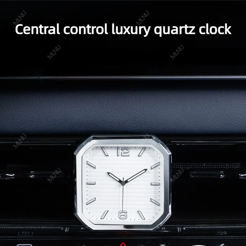 Car Clock For ZEEKR 9X 2025-2026 Accessories Alloy Glow-In-The-Dark Shockproof Precise Compact Anti-Oxidation Rust-Resistant