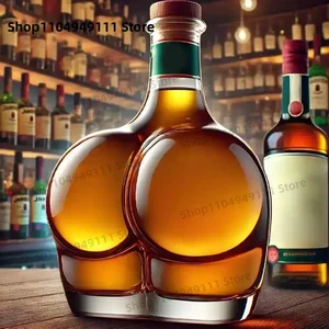 Novelty Design Barware Bouteille de vin en verre Contenant à boire Carafes de whisky pour alcool Bourbon Tequila Vodka Vin rouge 10 meilleures bouteilles de vin en vente - No 8