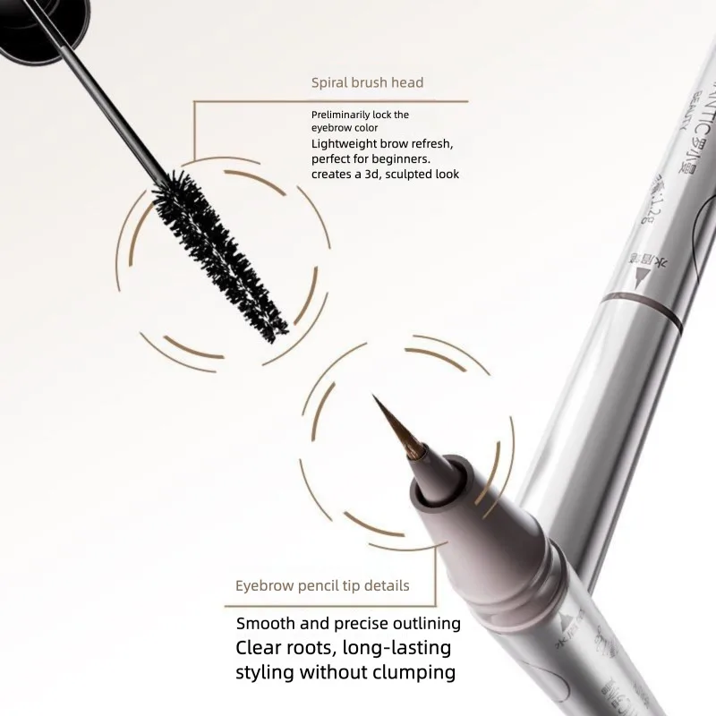 

Luo Xiaoman's Double-head Eyebrow Dye Is Multi-purpose, Waterproof, Sweat-proof, Long-lasting, Natural And Three-dimensional