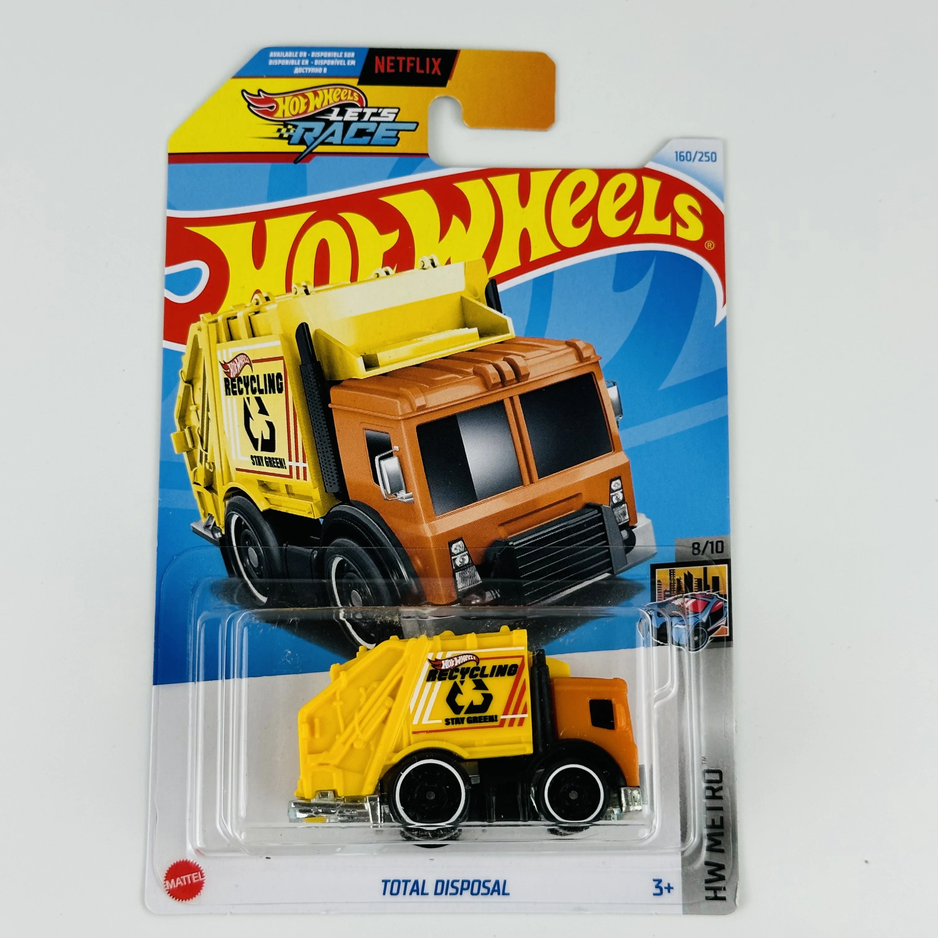 

2024-160 Hot Wheels Cars TOTAL DISPOSAL 1/64 Коллекция металлических литых моделей игрушечных транспортных средств