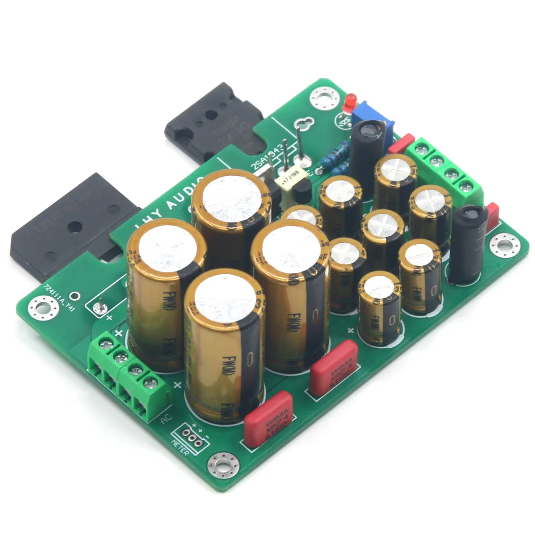 HiFi Dual Linear Power Supply Board Adjust DC5V-DC24V Low Noise PSU For Audio Device