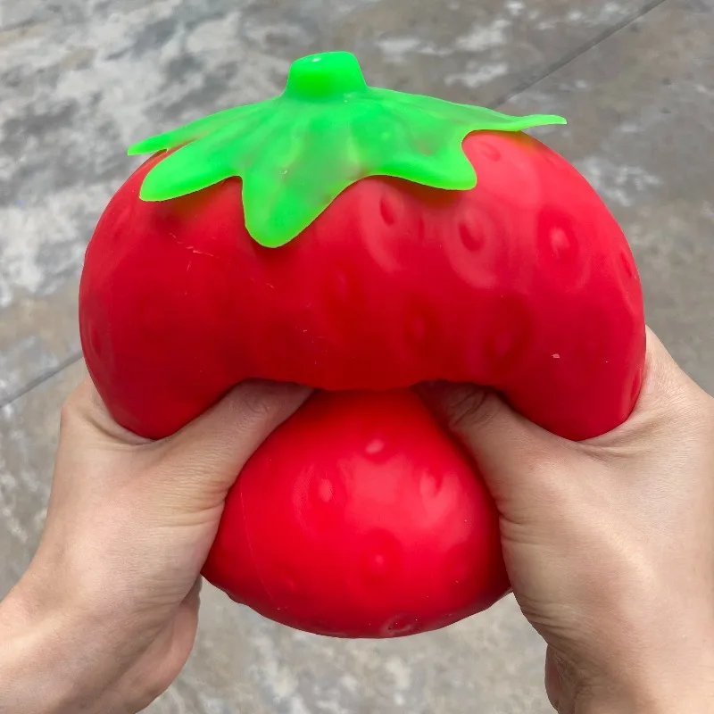 Super Jumbo Strawberry Squishy Toy Slow Rising Simulated Strawberry Antistress Anti-Anxiety Fidget Toys for Adults Friends Gifts