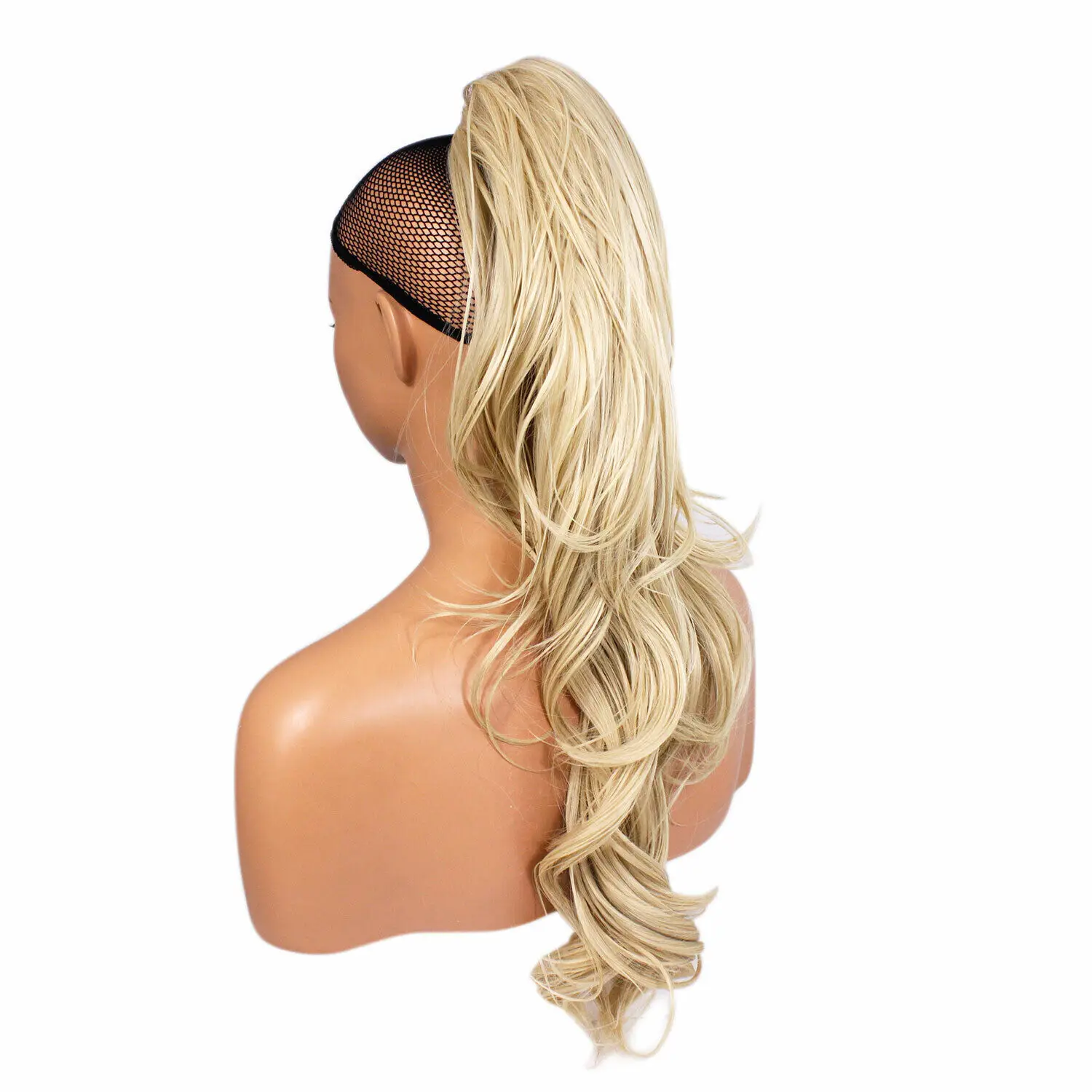 

Ponytail Claw Clip Lightest Blonde Flick 22" Heat Resistant Synthetic Hairpiece