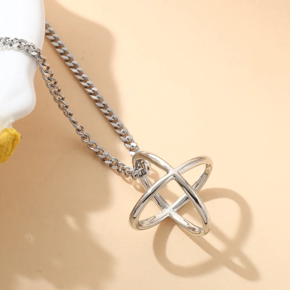 New LINK CLICK Necklace Pendant Couple Cartoon Accessories Game Animation Peripherals Cosplay Props Youth Fashion Holiday Gifts