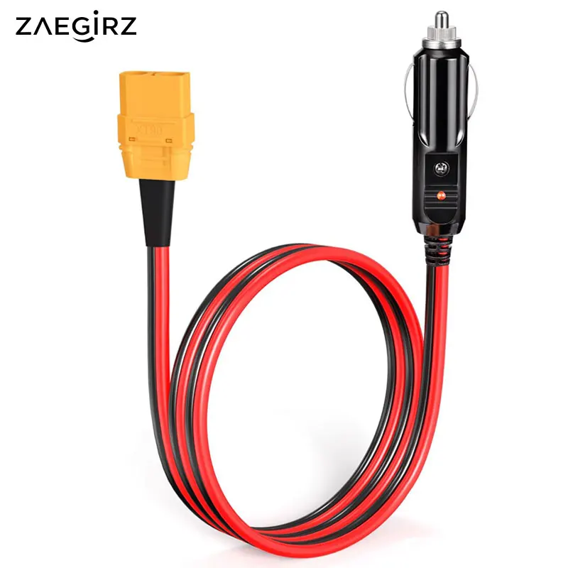 

1.5m XT90 Female to Cigar Lighter Cable for Bluetti AC200L/AC200PL/2400W/AC200P/AC200Max, SOLARPLAY Q2501 Portable Power Station