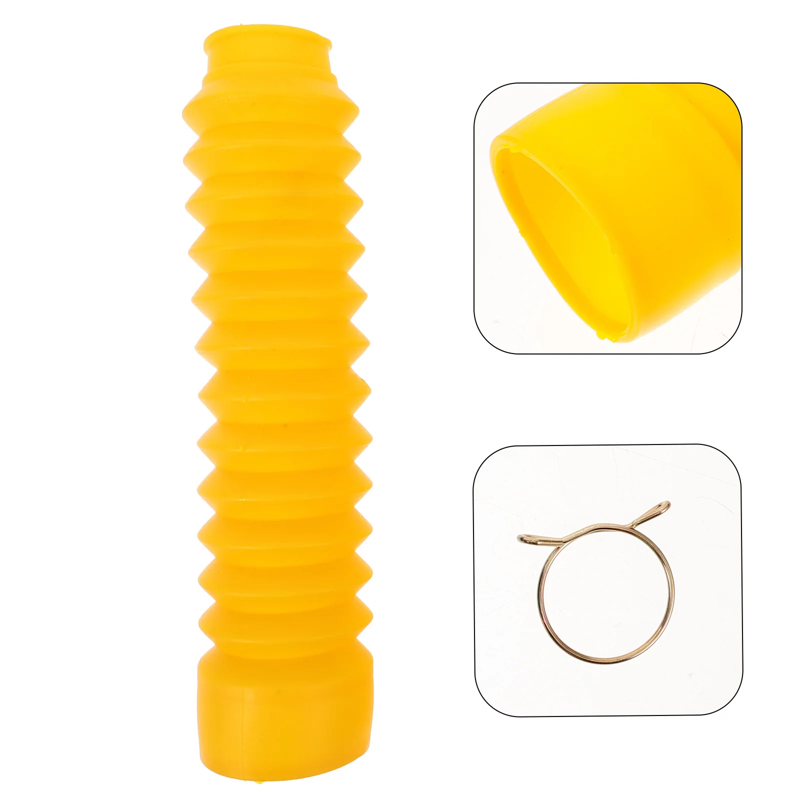 

Shock Protector Yellow Universal Front Cover Dirt Bike Fork Saver Damping Boot Universal Fork Protector Gaiters