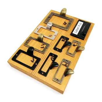 6個復古復古標籤把手,可作名片框、家具、文件櫃、抽屜、珠寶盒等金屬材質。 10 最佳銷售 金屬把手 - №10