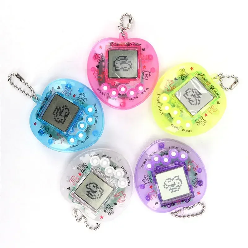 Venda quente engraçado tamagotchi eletrônico animais de estimação brinquedos nostálgico virtual cyber pet brinquedo chaveiro presente brinquedos para crianças animais ovo animais de estimação jogo