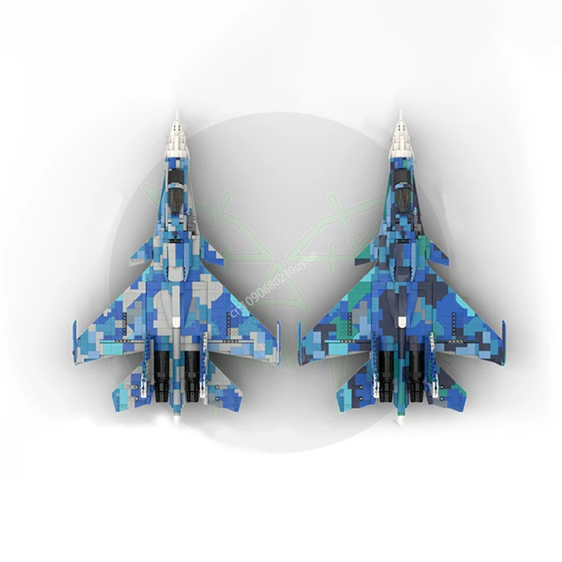 1973 piezas Moc escala 1:34 Rusia Sukhoi |   SU-33 Flanker D Fighter modelo de bloques de construcción DIY ladrillos creativos juguetes chico regalo de Navidad