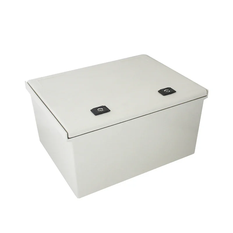 Outdoor Fiberglass Distribution Box Waterproof Surface-Mounted Low-Voltage SMC Enclosure for Engineering Plastic Applications