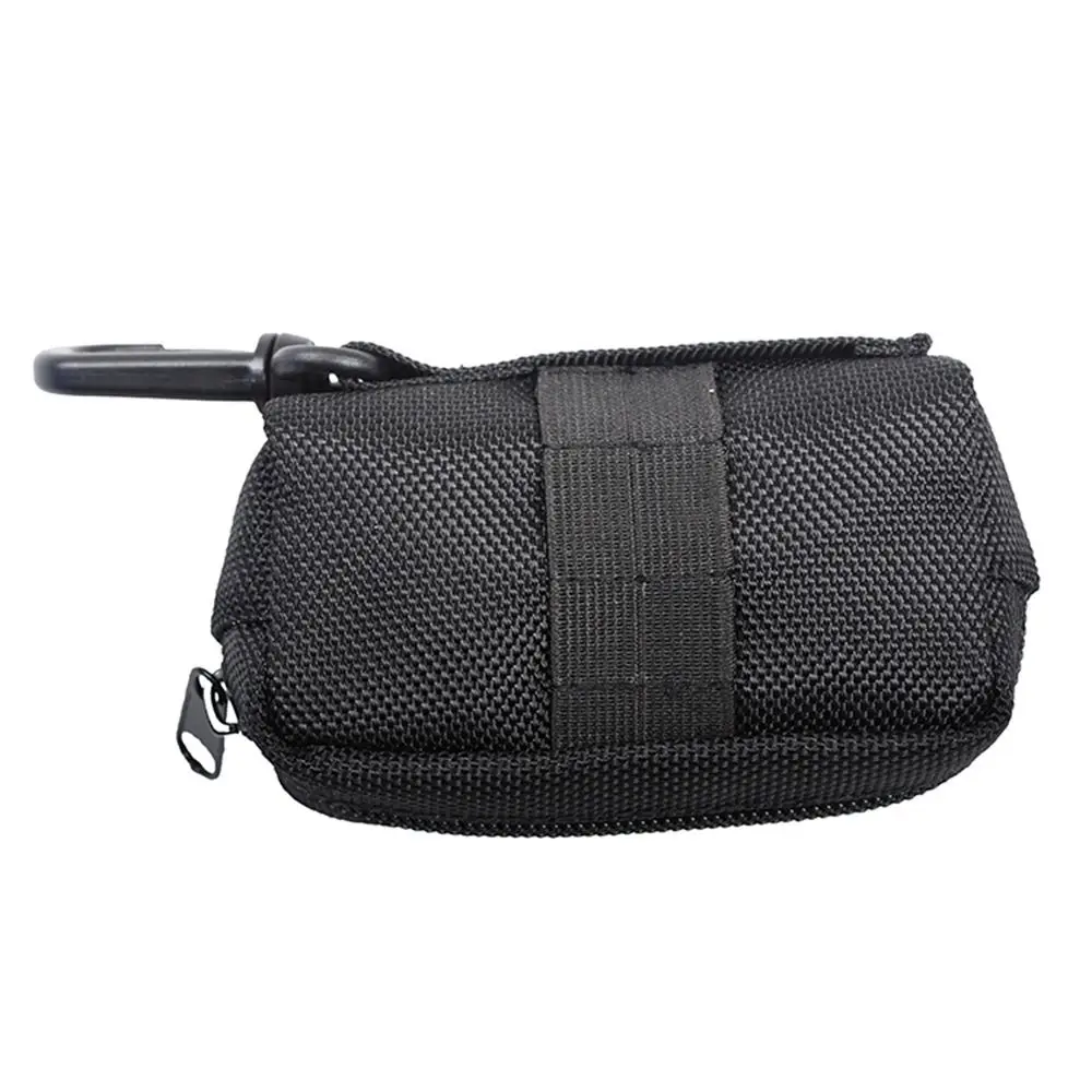 Golf Tee Houder Golfbal Pouch Oxford Doek Rits Sluiten Golf Kleine Heuptas Opbergvak Met Clip Golfbal Houder