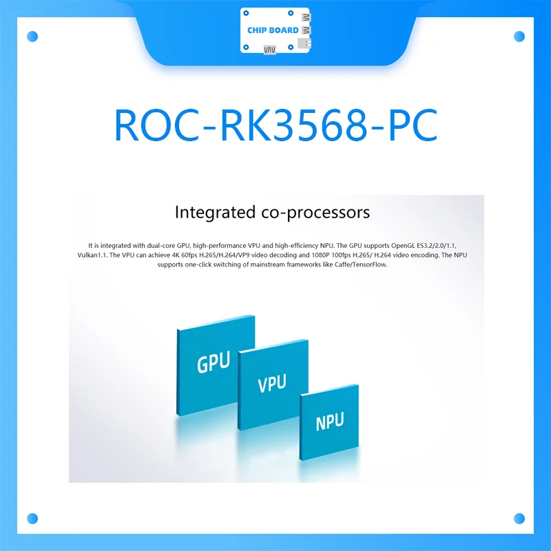 Komputer Mini 64-Bit Quad-Core ROC-RK3568-PC