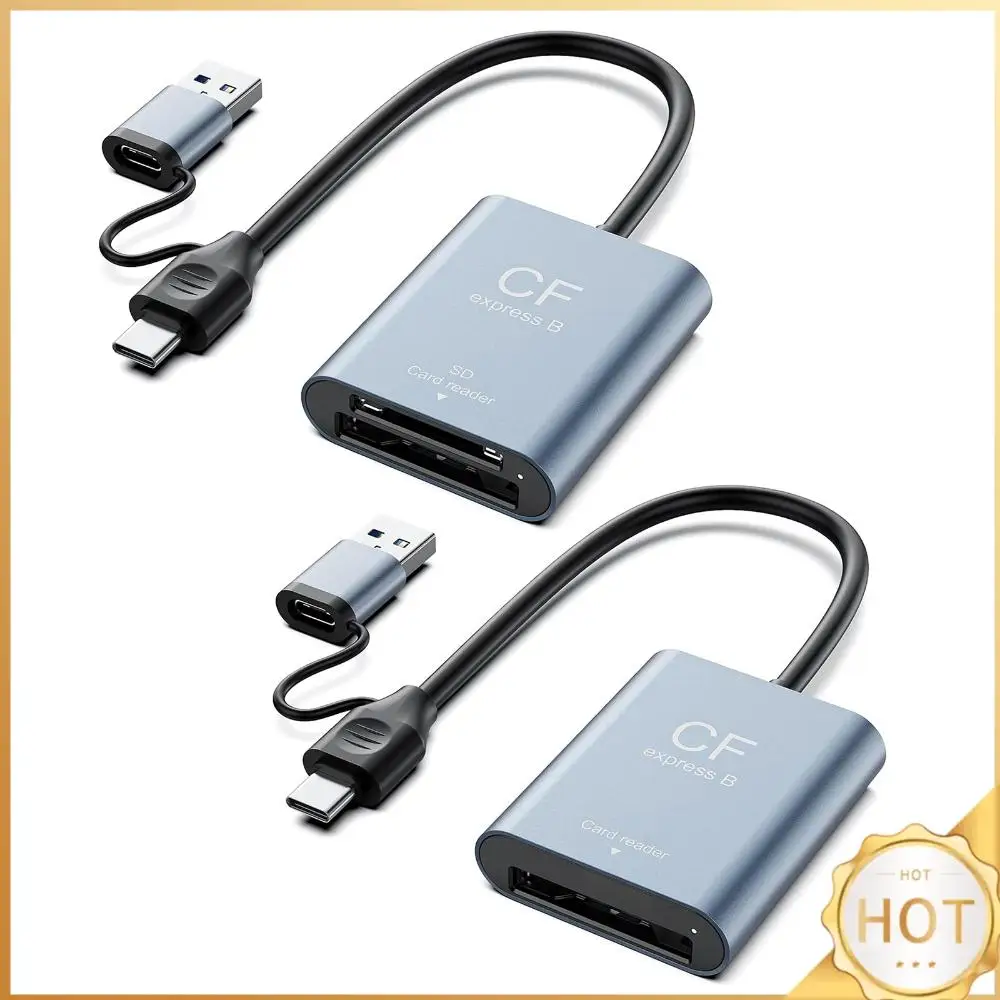 CFexpress Type B Card Reader Plug and Play Transfer Speed CFexpress Reader Lightweight Compact for Android Windows Mac Linux OS