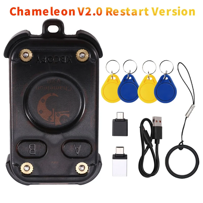 

ABVO-Chameleon V2.0 RFID Считыватель смарт-чипов Эмулятор Дубликатор + 2X CUID UID Брелок ID IC Декодер карт