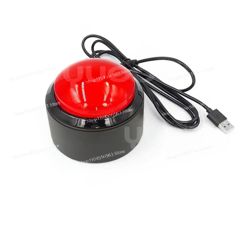 

100-миллиметровый звонок-сигнализатор с большой кнопкой, функцией лотерейного розыгрыша, USB-интерфейсом