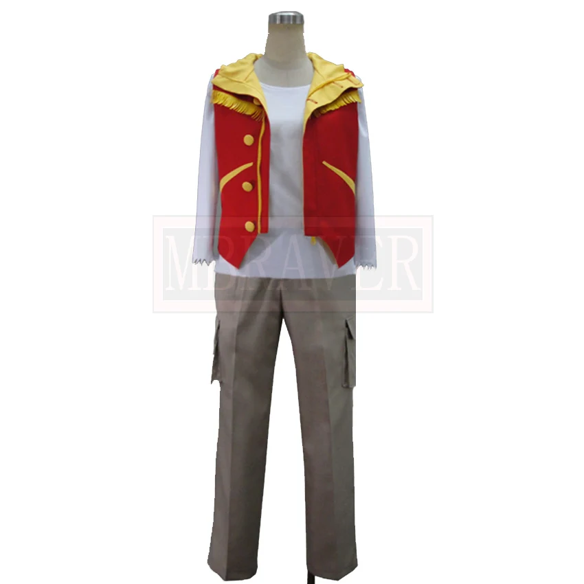 

Super Sentai Zyuden Sentai Kyoryuger Red Daigo Kiryu Cosplay Costume Halloween Party Christmas Uniform Custom Made Any Size