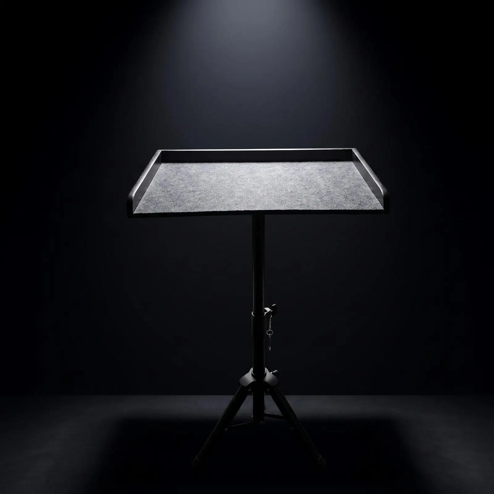 Tripod Percussion Tray Stand for Drum Mallets and Percussion Accessories for Rehearsal and Studio Use
