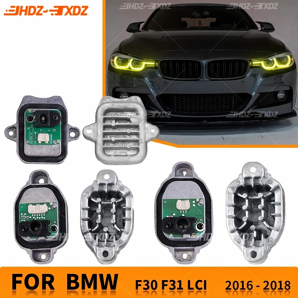 

63117419615 DRL LED Boards Yellow Blue Red For BMW F30 F31 F35 LCI 2016-2018 Headlight Daytime Running Light Module Angel Eyes