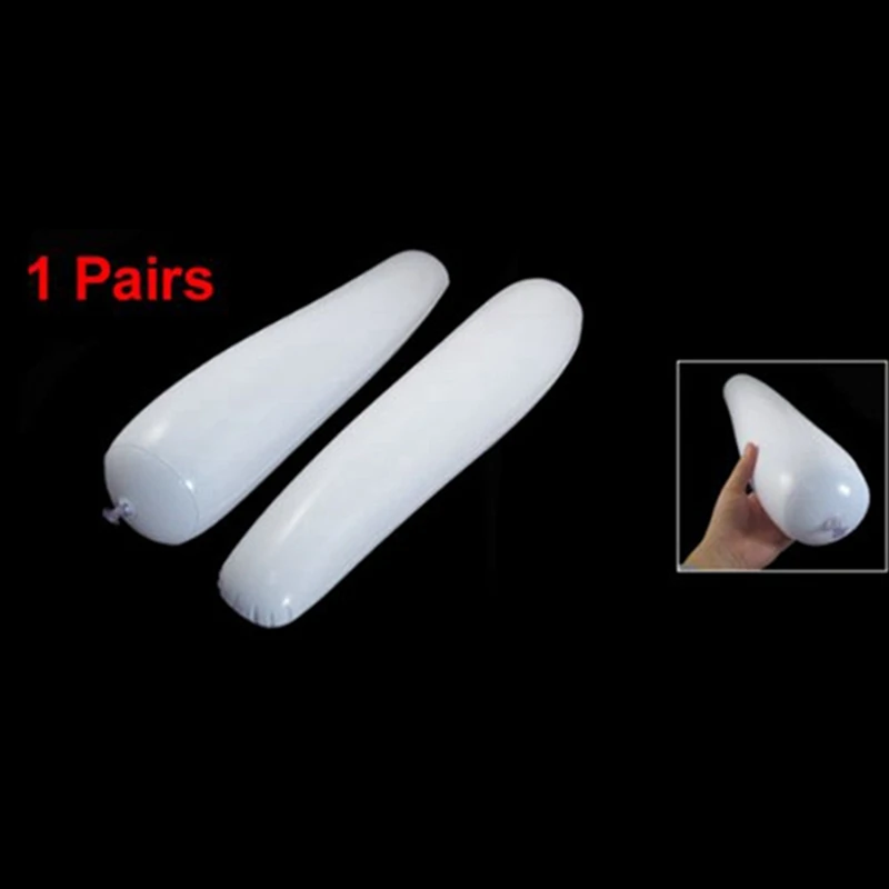 3X Inflatable Long Boots Shoes Stand Holder Stretcher Support Shaper Pair