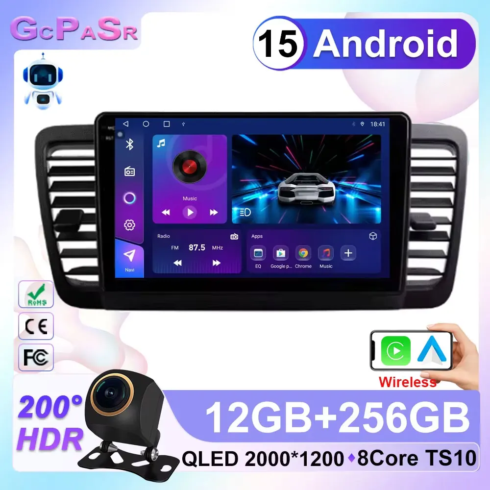 

Android Multimedia Player For Subaru Outback 3 Legacy 4 2004 2005 2007 2008 2009 Car Radio Video GPS Bluetooh HD Screen Auto Too