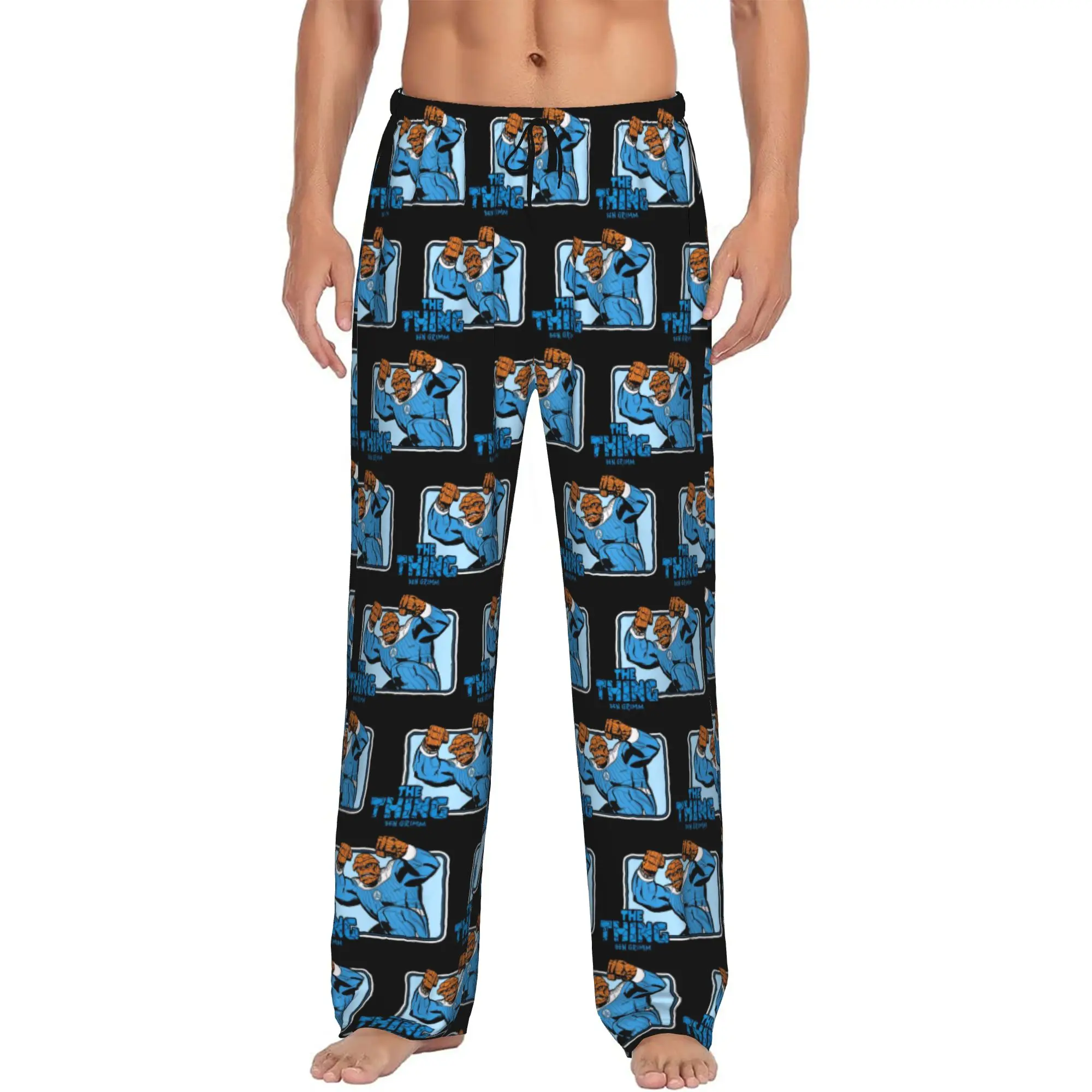 

Custom F-Fantastic Four Pajama Pants Men's Sleepwear Lounge Sleep Bottoms Stretch with Pockets