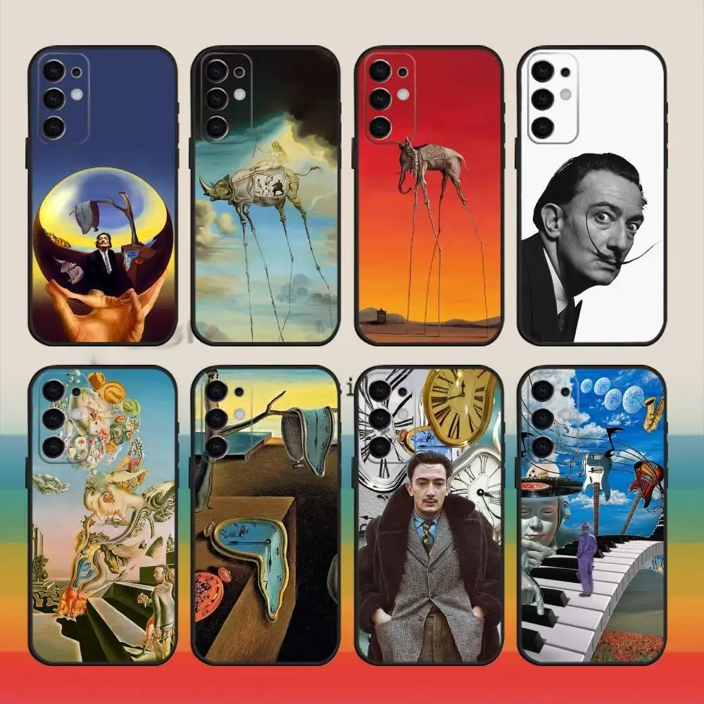 

S-Salvador D-Dali Art Phone Case For Samsung S25,S24,S21,S22,S23,S30,Ultra,S20,Plus,Fe,Note,5G Black Cover