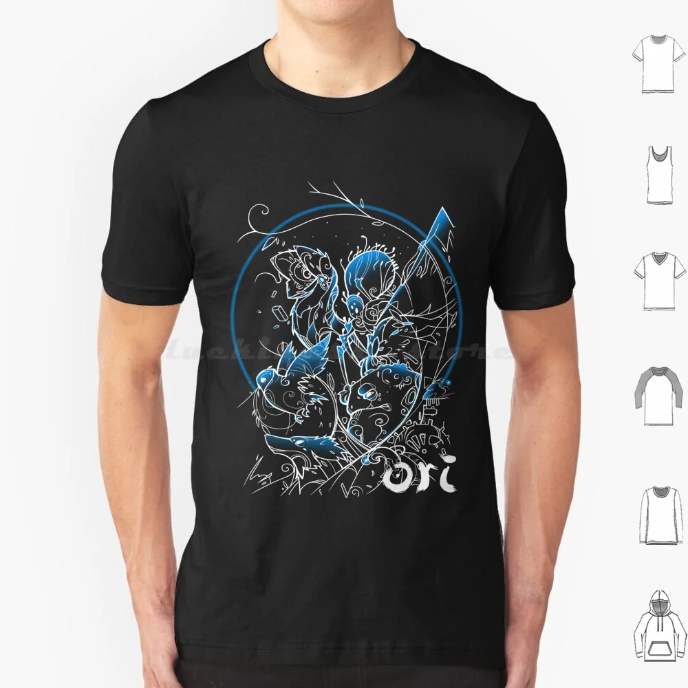 Ori T Shirt 6xl Cotton Cool Tee Ori Game Blindforest Videogame Forest Blind Blind Forest Naru