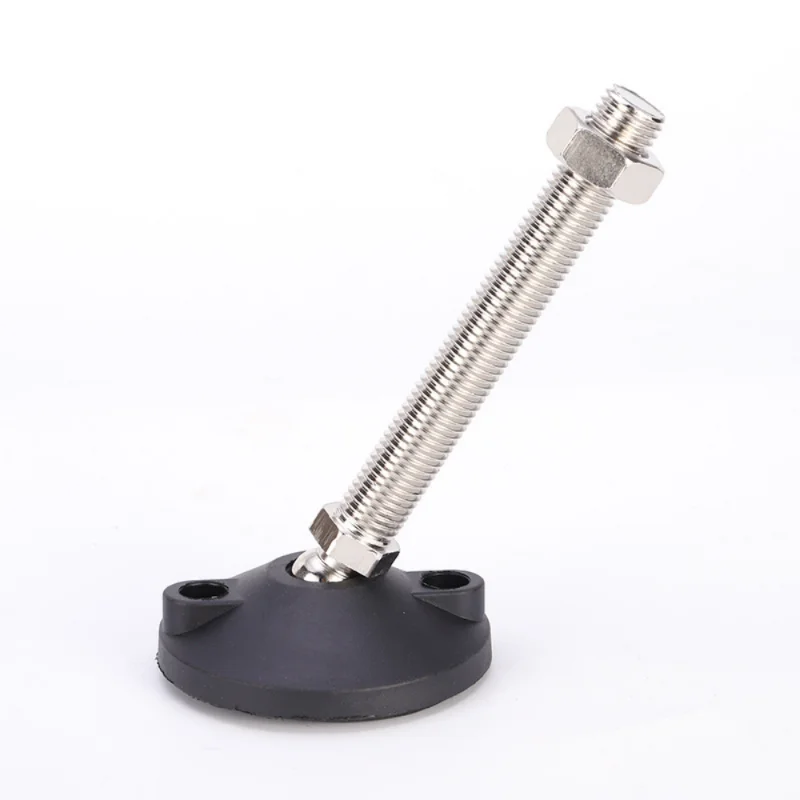 New M8 M10 M12 Thread Type Swivel Base Adjustable Table Leg Levelling Feet Articulating Leveling Legs Furniture Support Leg