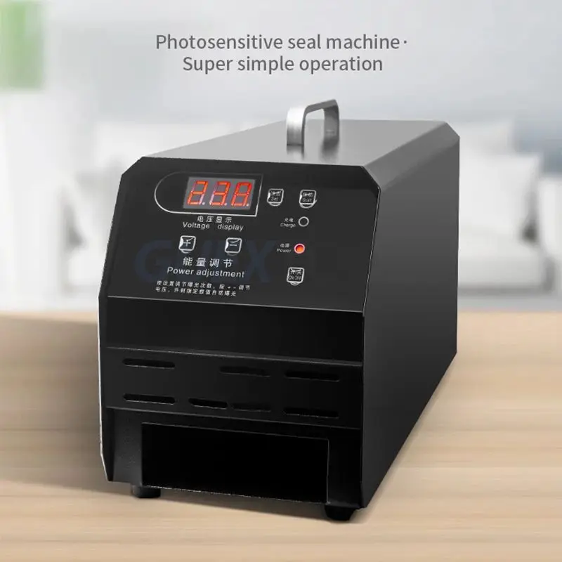 Seal Flash Digital Photosensitive Stamp Machine Seal Material Engraving Machine Upgrade Selfinking Stamping Making 220V