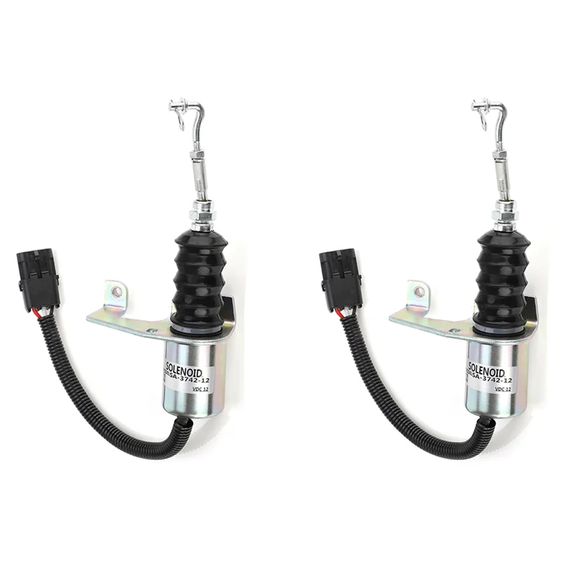 2X 12V الوقود اغلاق الملف اللولبي ل Deutz RSV بيركنز سينكرو بدء 1751ES المحرك 3932017 SA-3742-12