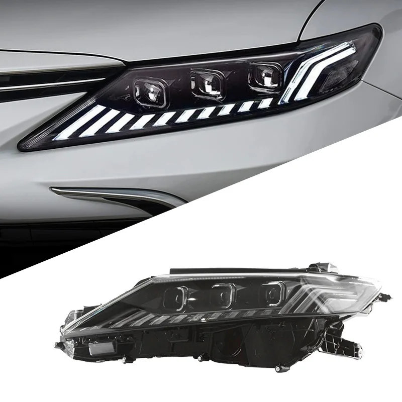

Suitable For Toyota 18-23 8th Generation Camry Headlight Assembly Modified LED Daytime Running Light Running Water Turn Signal