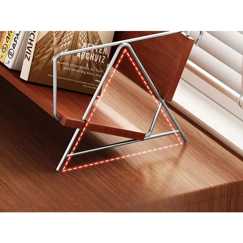 

CL medieval desktop bookshelf small countertop office document sorting storage rack solid wood bay window shelf