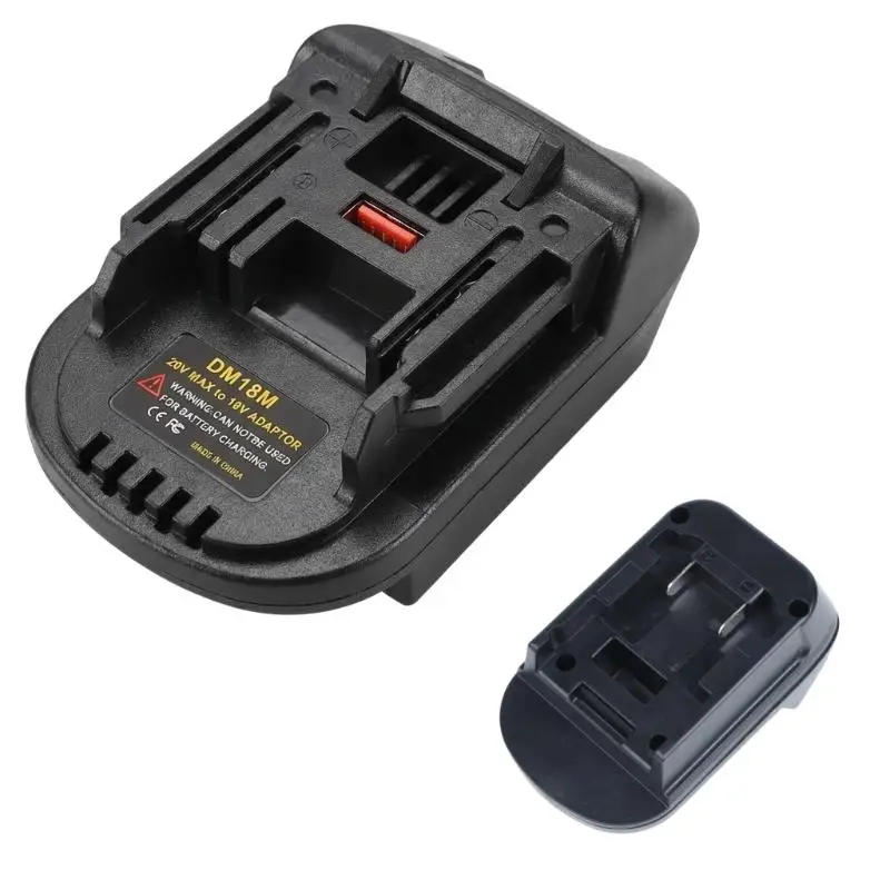 1Pcs ABS Battery Adapter With Stable Connection & Universal Fit For DM18M Power Tool Modification & DIY Projects