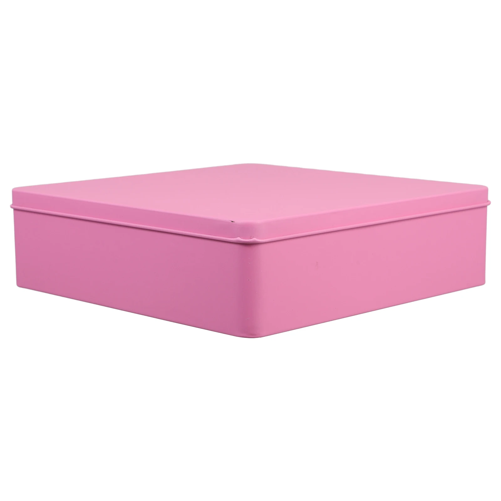 

Large Capacity Square Tinplate Storage Boxes Metal Containers Sealed Lid Elegant Packaging Empty Tin Box Containers Suitable