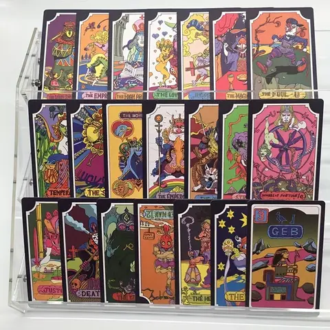 Bizarre Adventure Juego de mesa Adivinación Fiesta de entretenimiento JoJo Anime Tarot Card 31 piezas