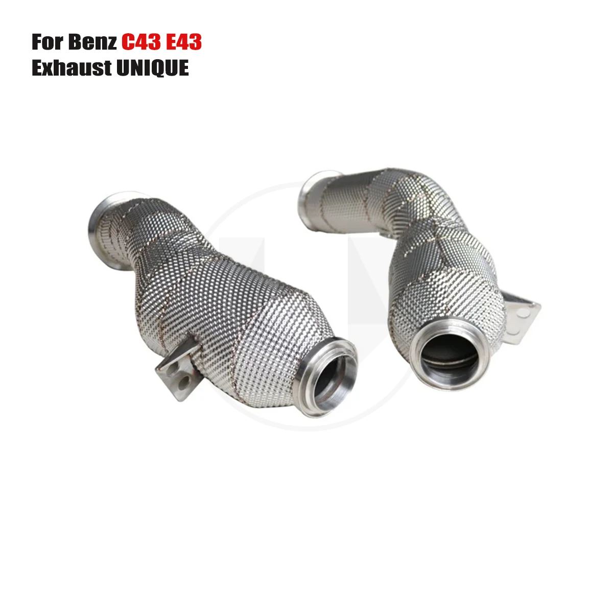 

UNIQUE For 2020+ Benz AMG C43 E43 3.0T With insulator downpipe With cat/without cat exhaust pipe