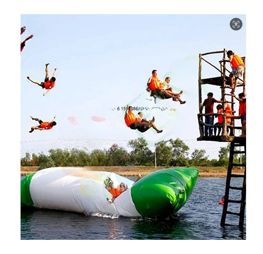

Customized high-quality inflatable water catapult spot/water game inflatable diving bag