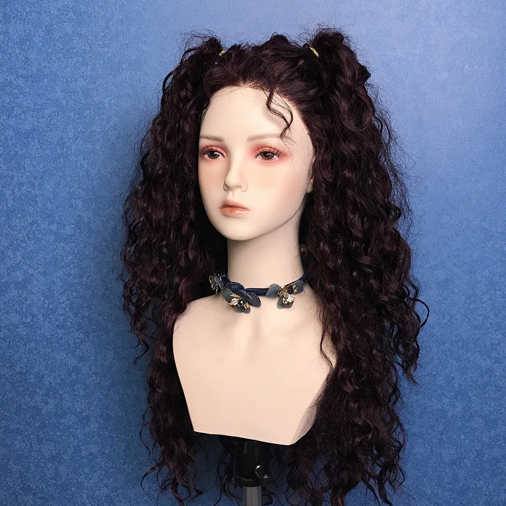 Japanese Animation Cos Head New Fashion Window Doll Wig Hat Jewelry Display Model Head