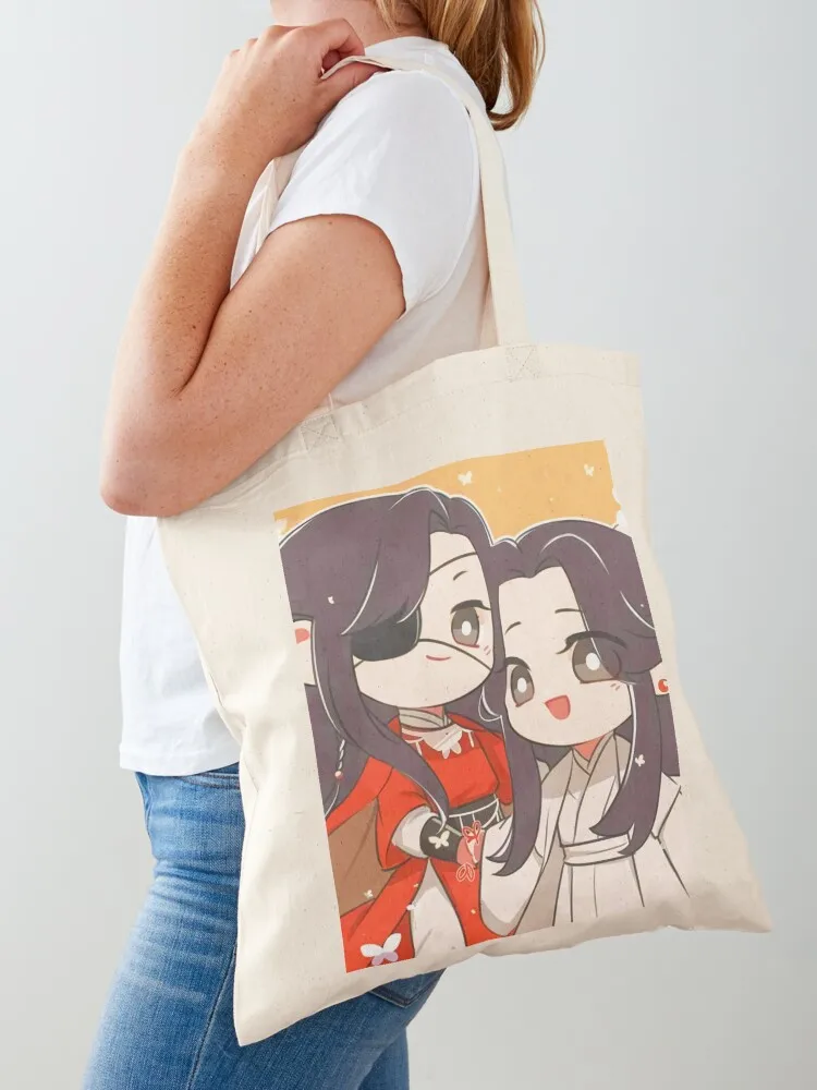

Chibi TGCF 19 Tote Bag Woman shopper bag Canvas shoulder bag Large bags for women Portable shopping